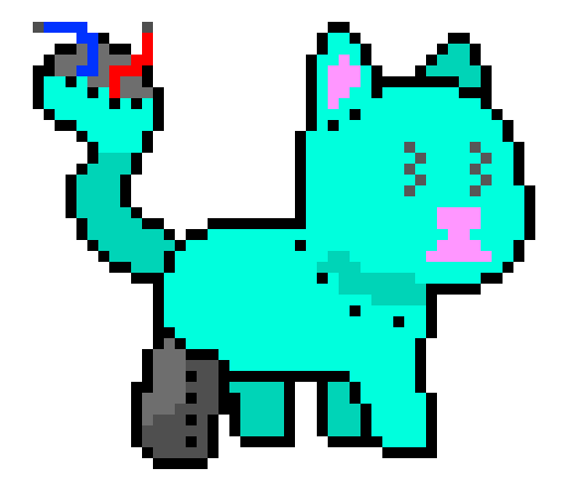 [3a33bd] (Gos back to Omega and claws his sweatshirt for some reason)-Speck