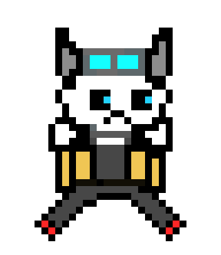[4463fb] Furryronpa pixel sprite base4