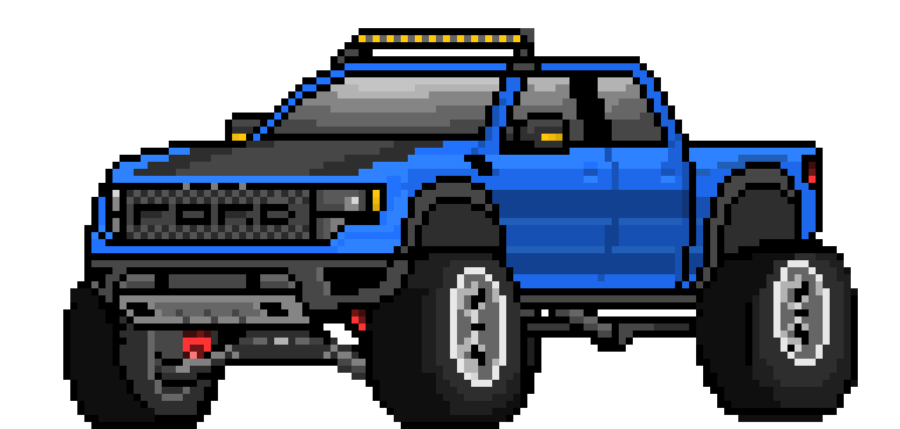 [a53442] *the truck lights up, then shut of immediately*