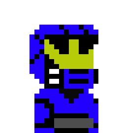 [a53442] sorry but Freckles isnt for public use! (Freckles is an assault rifle mounted on his back) 