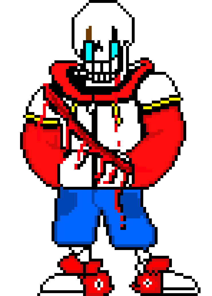 [af7ae0] hit TS!Underswap Papyrus Sprite V2 (Colored)