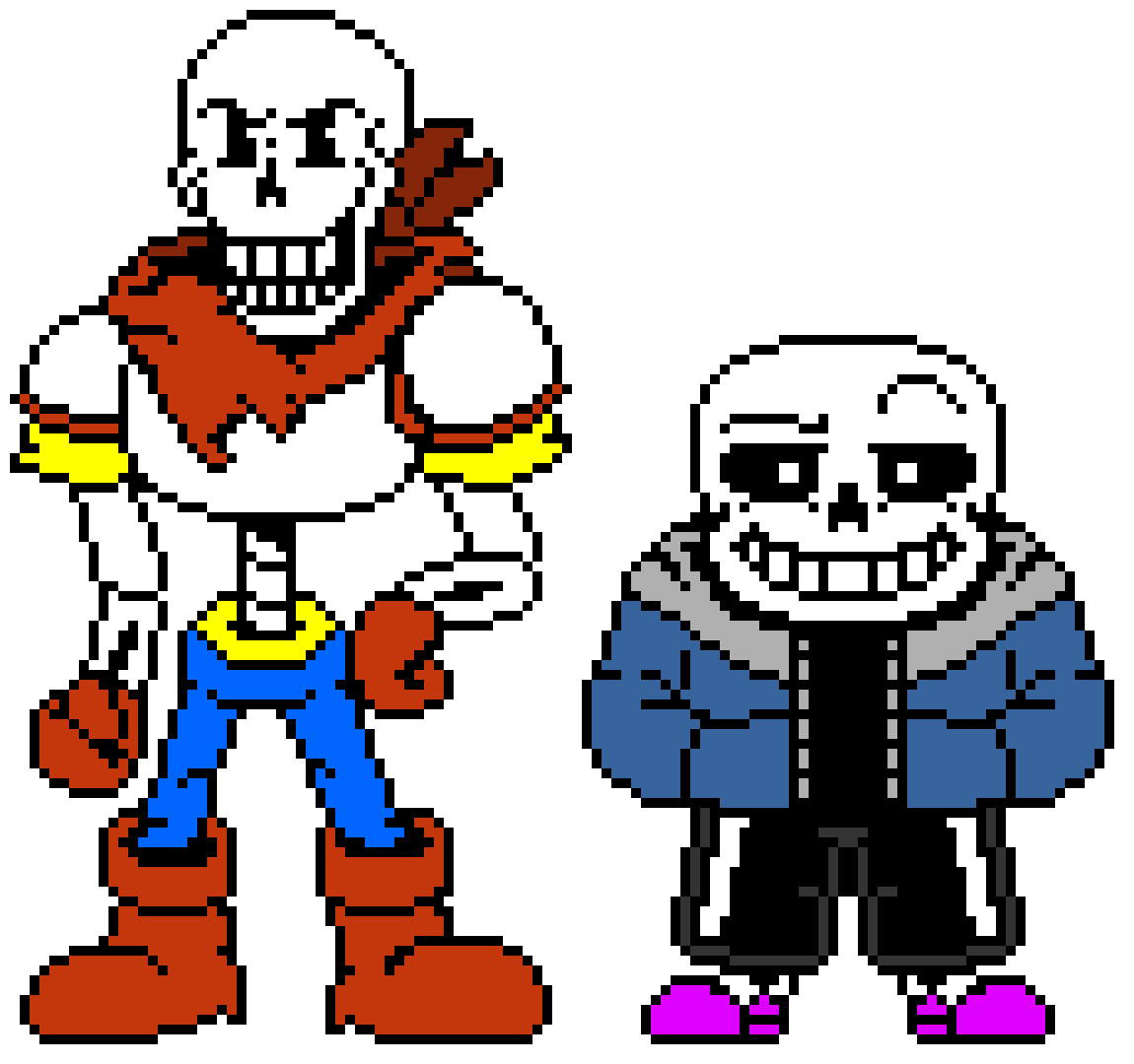 [bfa736] SwapSwap SketeBros in the style of UNDERTALE