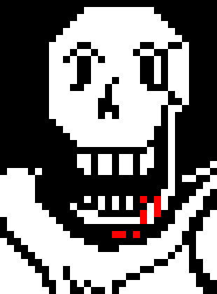 [e7d56b] well this papyrus is for undertale reversed disbelief its like a last breath take he will appear in phase 2 as a memory and in phase 3 as a helper of sans but i dont have anybody to make a game related to it so it will just be a concept 