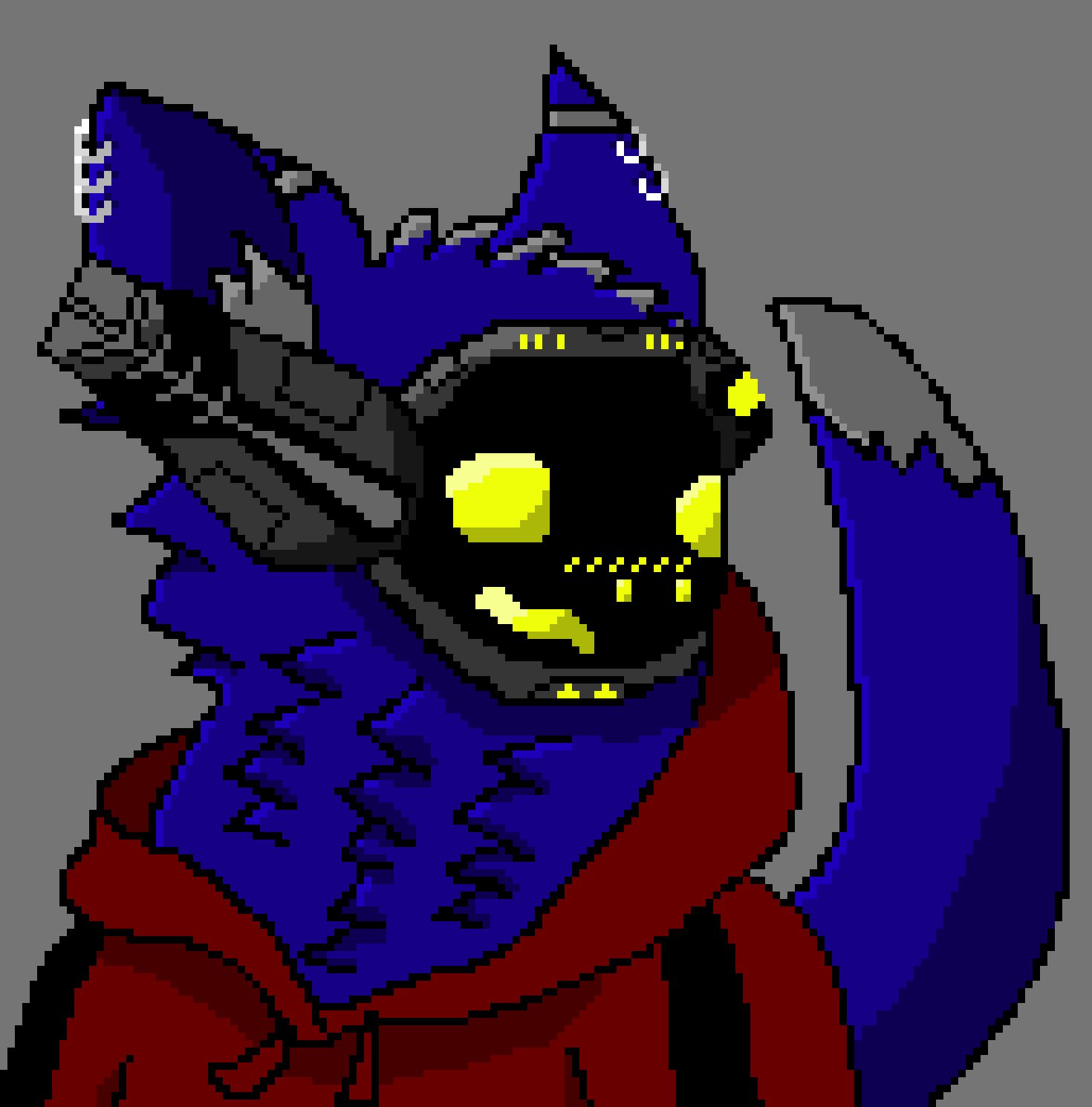 [843b57] *looks at Eku* Heh...*pets her head* Goodnight...*yawn* -John