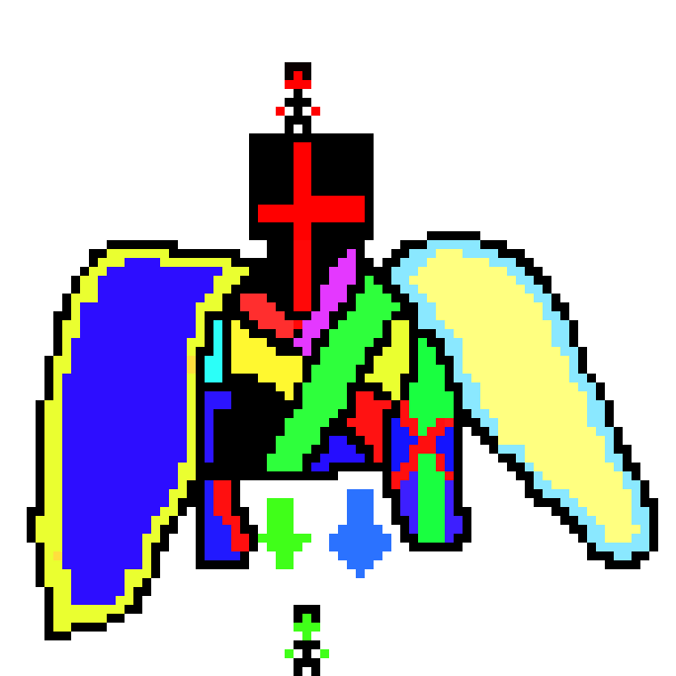 [f0489e] the first boss of Fro! Evil Fro's Blue Zenith