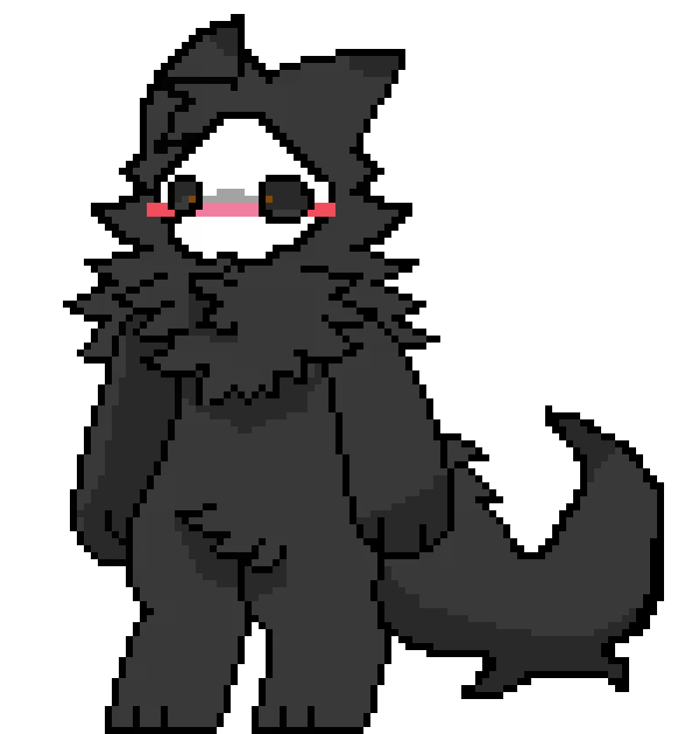 [2211ff] (Changed  special edition OC)Evan The Dark Latex Wolf! (Blush)