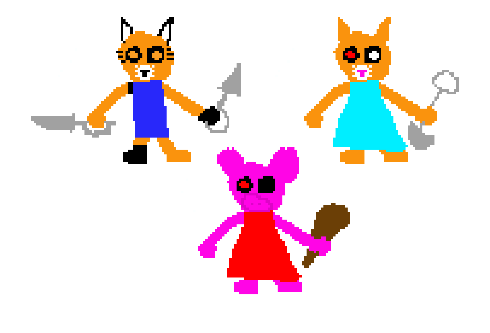 [acbc50] tigry and kitty and piggy