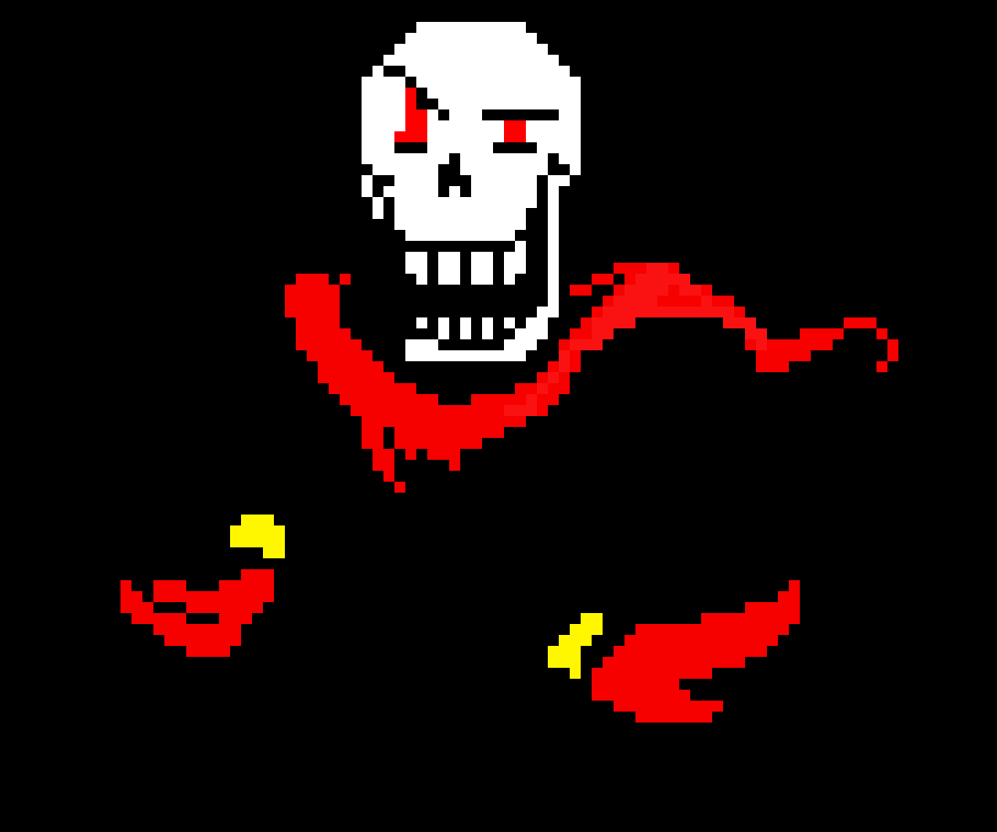 [75f2f2] Undertale Papyrus sprite