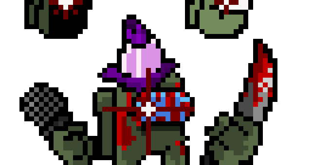 [fafadf] Among Us OC - Jack the Muted Olive Impostor (corrupted by Anti into joining him)