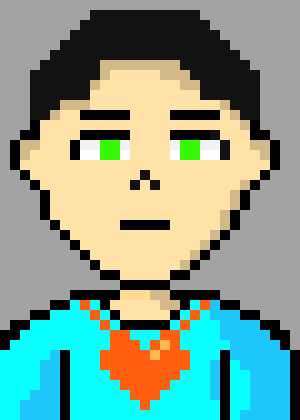 [05b0c1] *He turns the corner and pulls out the True Knife but orange.*