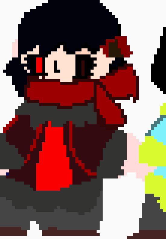 [904ba9] teleports up and snap finger kinifes apper around him