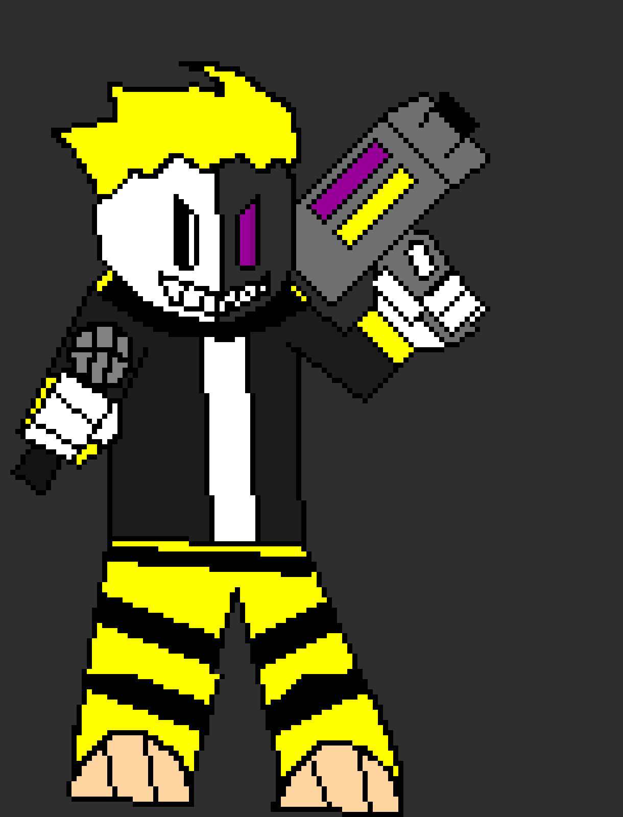 [812b32] *gets ready to rap battle skid and pump* ill go easy on ya! *blammed starts playing* heh *starts rapping the notes perfectly and he sounds like a sans* - Molt!