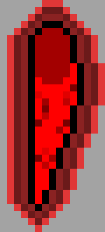 [90896a] *... a copy of the Real Knife.* It just kind of... showed up. Along with a couple other things, but I'm really not sure where it came from exactly. I may have been... practicing with it a bit. *He nodded to the damaged wall beside them.*