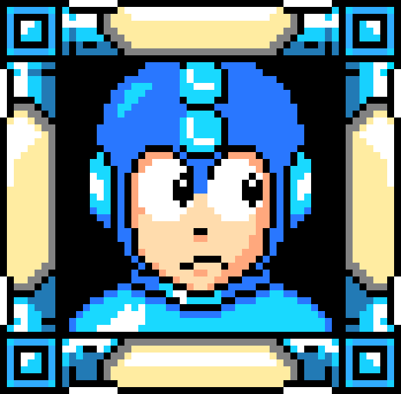 [9664c4] Mega Man Stage Select Mugshot Right (Selected)