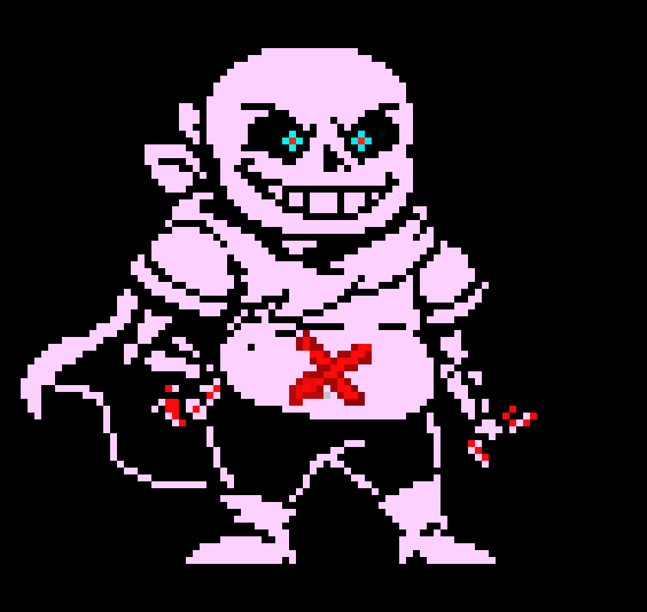 [120afb] Underswap Sans Battle Sprite ULB Phase 4?