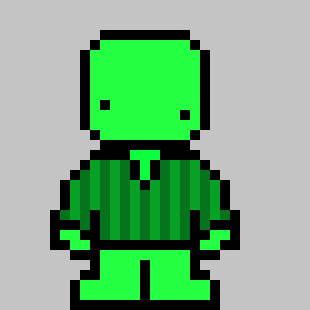 [30dec3] (he waddles out of his room). -Toddler Slime Ez