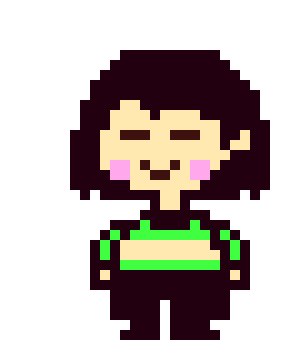 [eec974] Chara eyes closed