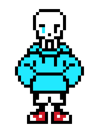 [9fa88c] Meet my new sprite (Ice underswap papyrus) - spectral