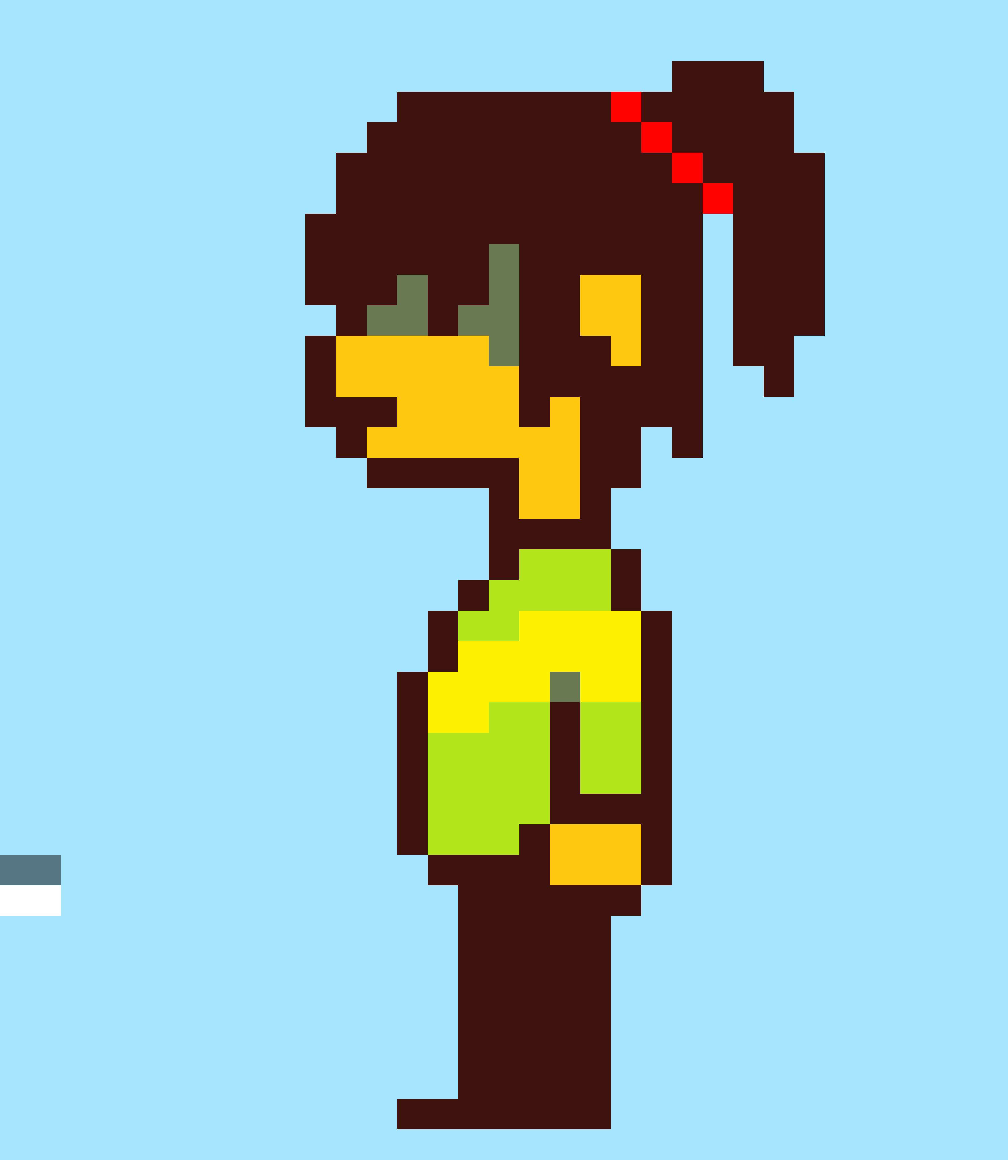 [45c65e] Kris ponytail