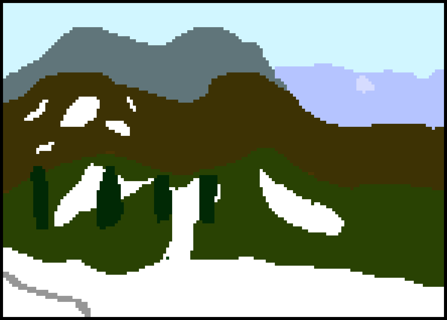 [7fb0ee] Snow Mountain