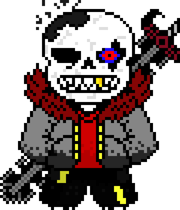 [7398c2] Missed! *Puts gaster blaster infront of odst face and then slashes at his head. Does not miss.