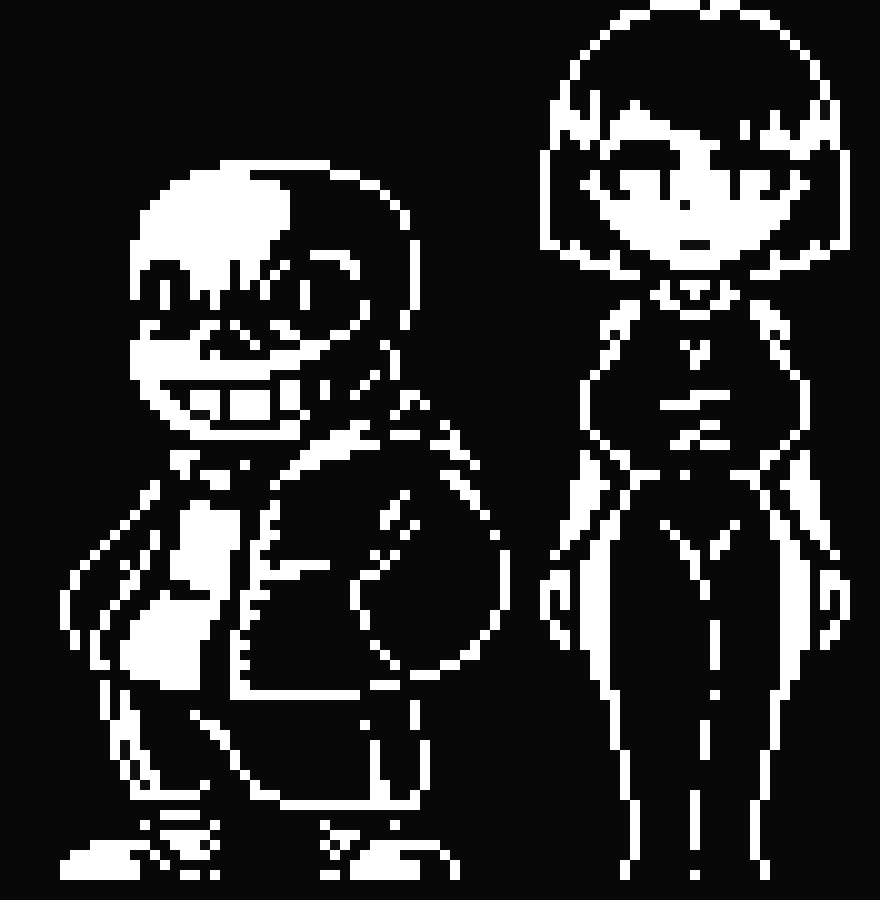 [a53442] *a Sans and Chara appear in a clearing in the forest* -Pathfinder