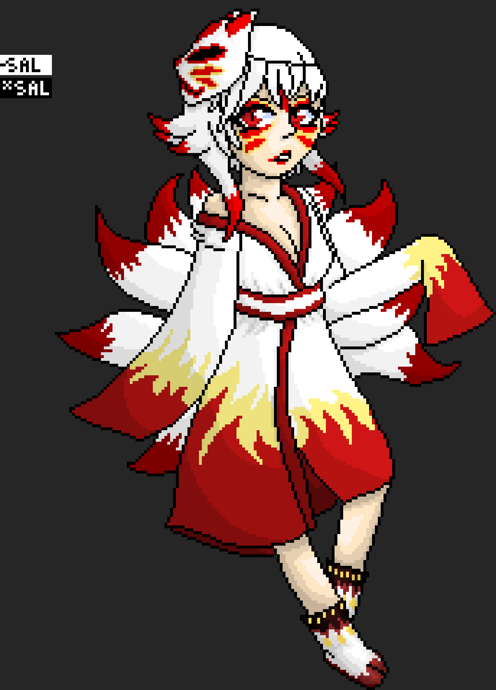 [f7c573] Kitsune (Not Done) -SAL, i changed the shoulder a bit and did more shading. Also ima leave now. im kinda tired so... cya.