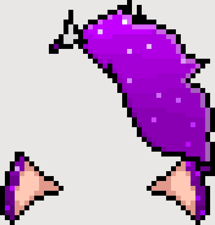 [95be89] First thing first... Keep the hair and ears... Mainly the hair due to the gradient effect... But everything else? Raw, sprite work by me...