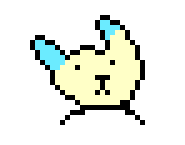 [9664c4] First pixel art(colored)