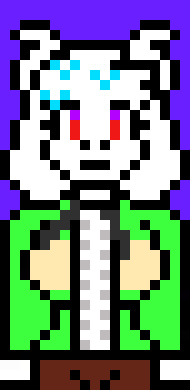 [2ef55a] (Goat)Chara-(Night Terrie)*Shes thinking real hard*