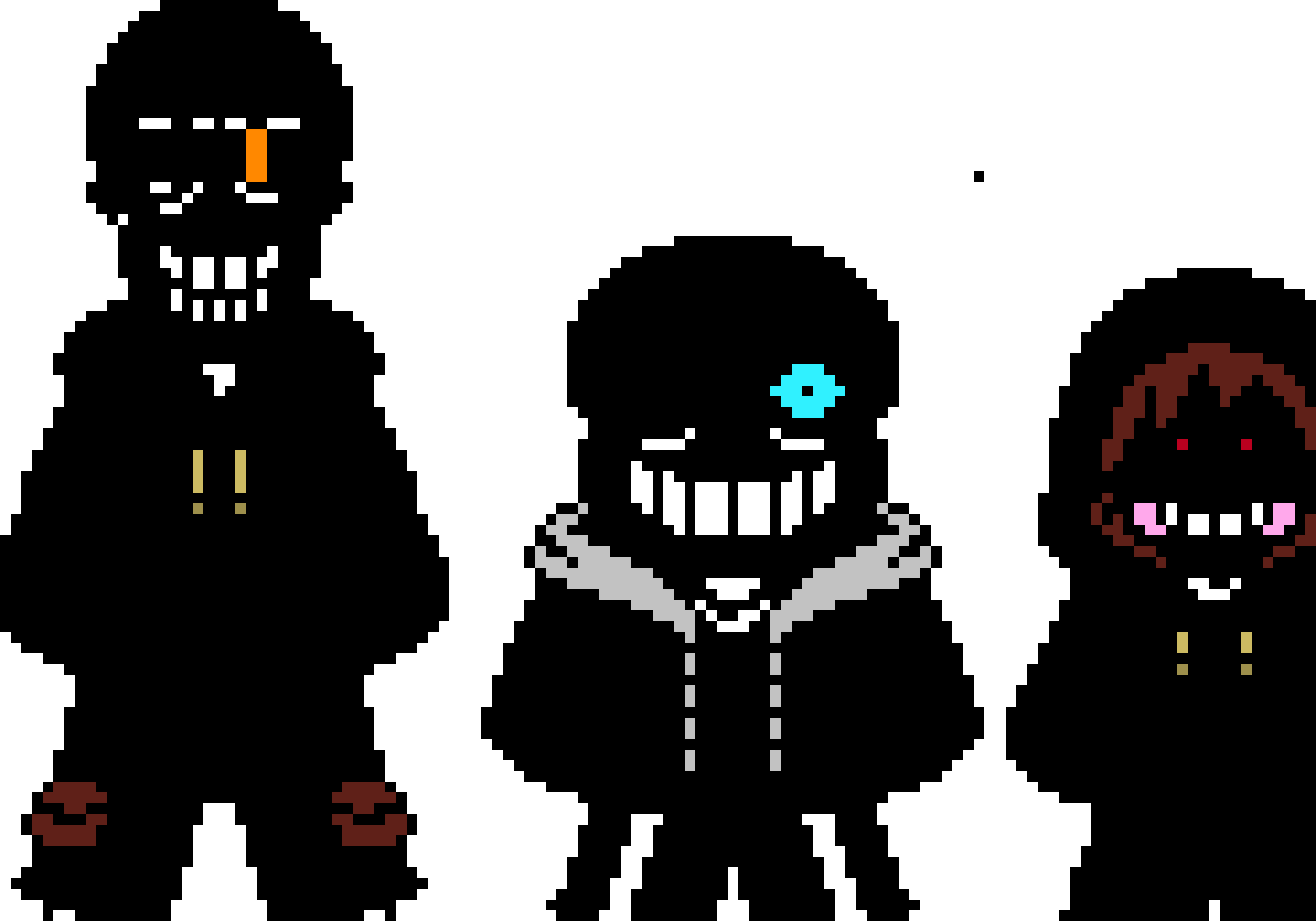 [61303f] Nightmare Time Trio Sans Papyrus and Chara