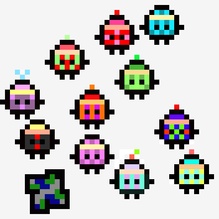 [e8131a] danganronpa pixel sprite base