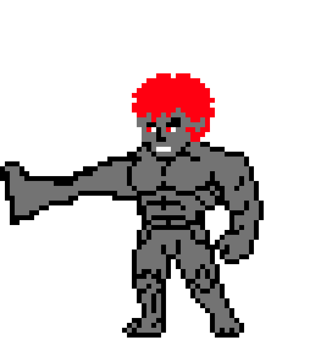 [e37665] Hulk Pixel Art