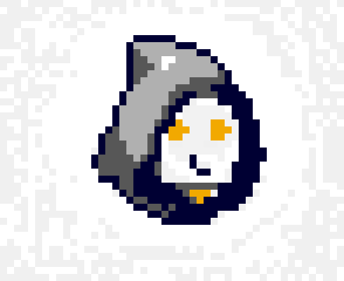 [dfb43a] Reaper Overwatch Pixel Face 