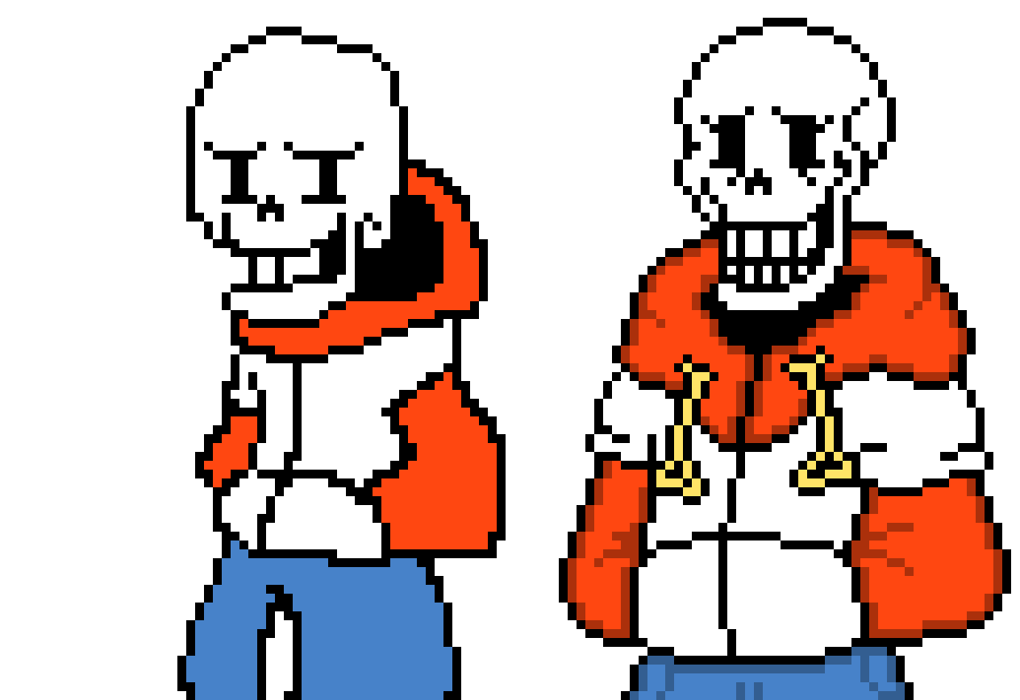 [a5cbf9]  My TS! UnderSwap Papyrus Sprite.