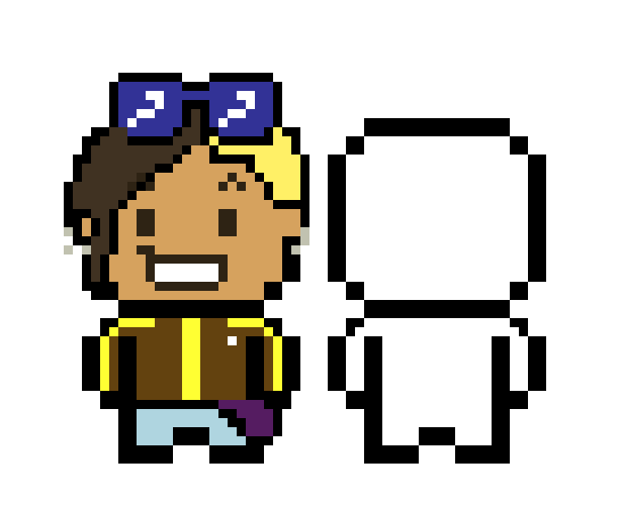 [53c030] Pixel art character template