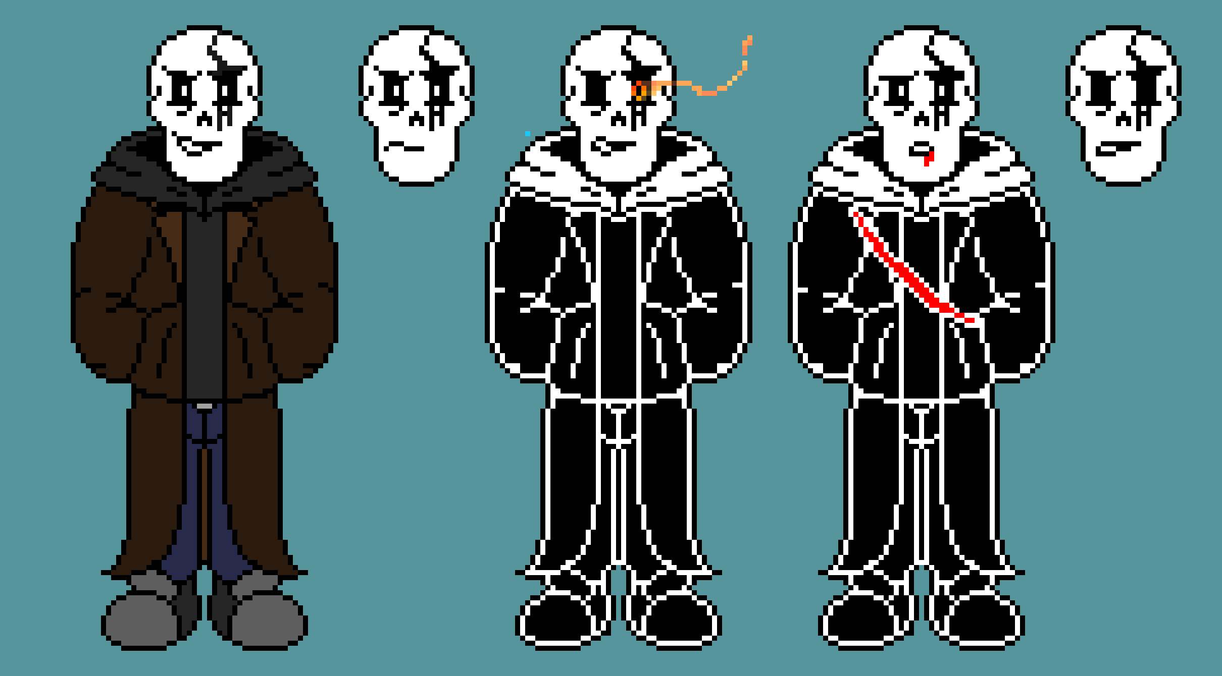 [6f6782] I do believe you are familiar with the concept of design changes. True, he looked like this, but I ended up changing his head in like, early 2019. Maybe you had the head back then, maybe not, but I do remember drawing his current head myself.