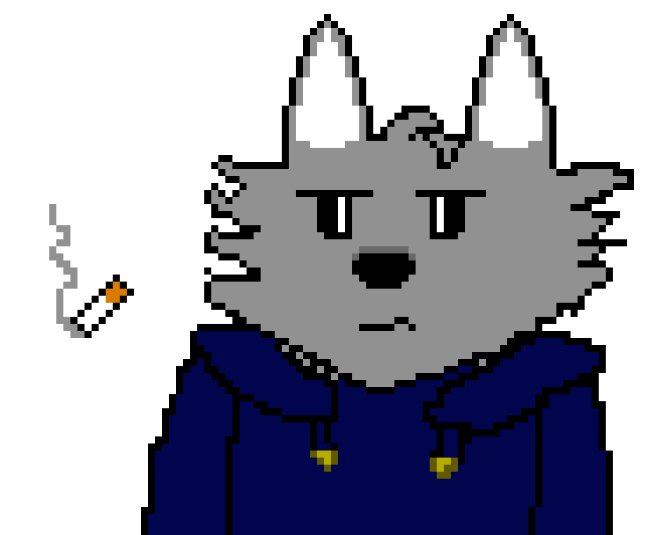 [416418] -I would be walking somewhere, as I'd be smoking a cigarette- (Blitz)