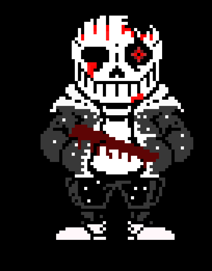 [2c0c94] insanity horror sans not colored