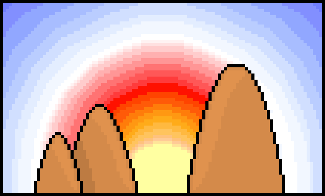 [b2b93b] Mountain Sunset