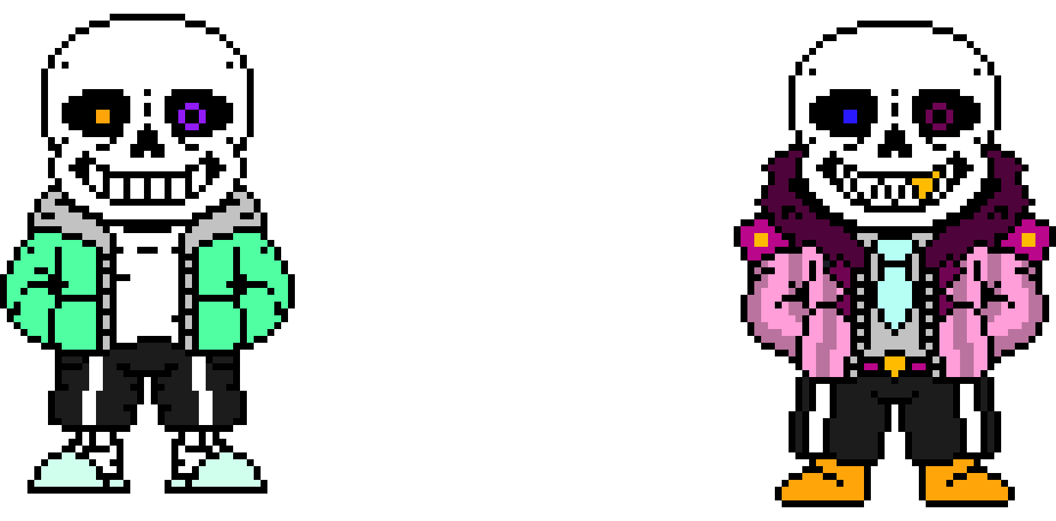 [ad3579] Comedy Duo *sans and fell boss fight*