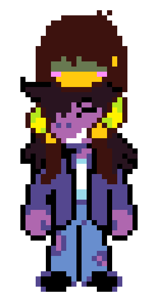 [3c19bf] Kris being carried by Susie.