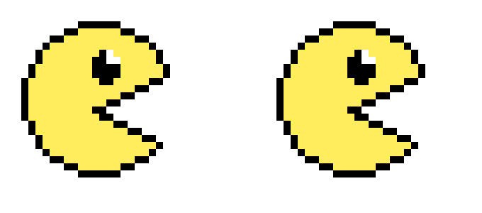 [1366ef] Pacman Pixel Art