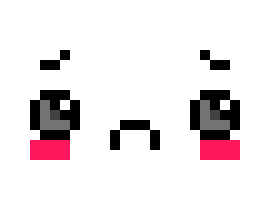 [ba458d] cute sad face