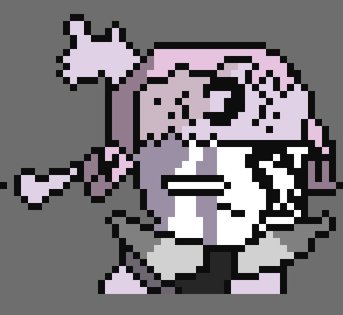 [db17e5] Wait... *before the goop completely melts him, he`d throw a bottle of determination at Sarv* Keep it...in...s-safe...u- *melts* [Ruv[