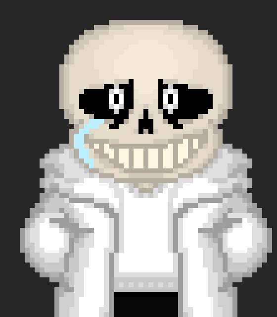 [11a9d7] -Alpha Sans Would look up then look at sans- -Alpha Sans