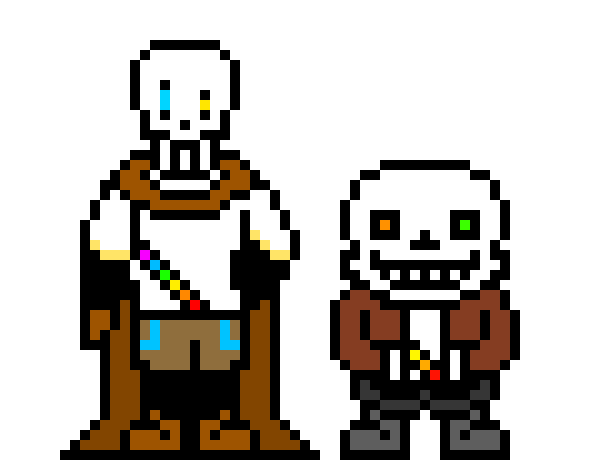 [b60944] inkswapswap sans and papyrus