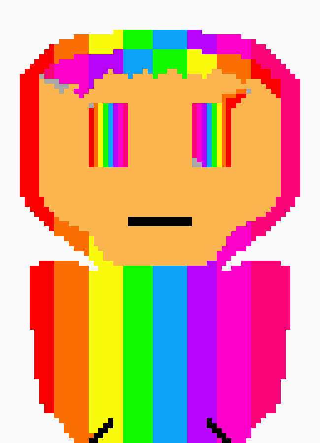 [ebf0c4] no not really...... *the glass shards on the fllor rise up and become stuck midair*   *shoots a rainbow that splits and bounces around the hall on the shards*