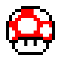[9664c4] Pixel Mario Mushroom