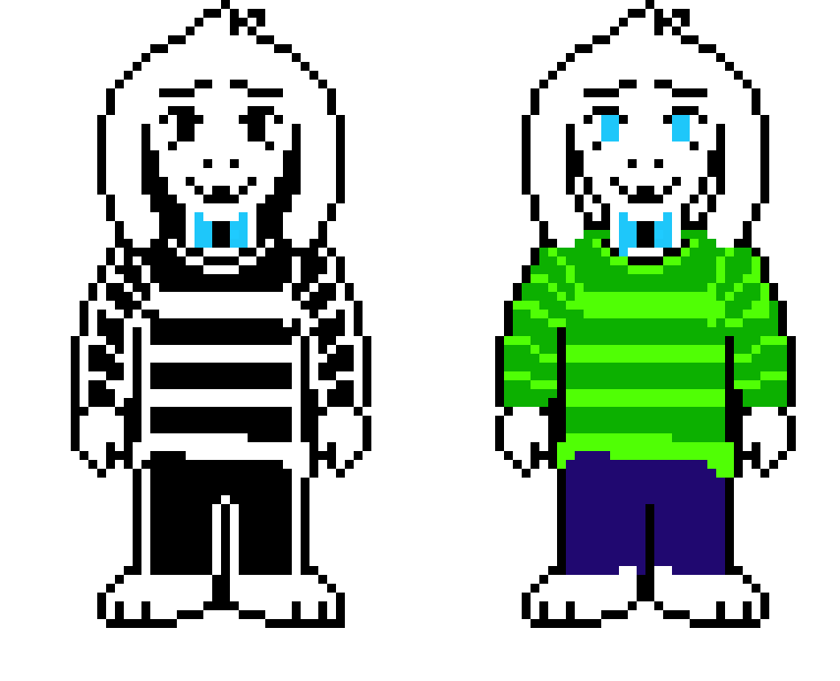 [d2ce61] Undertale - Asriel Sprite